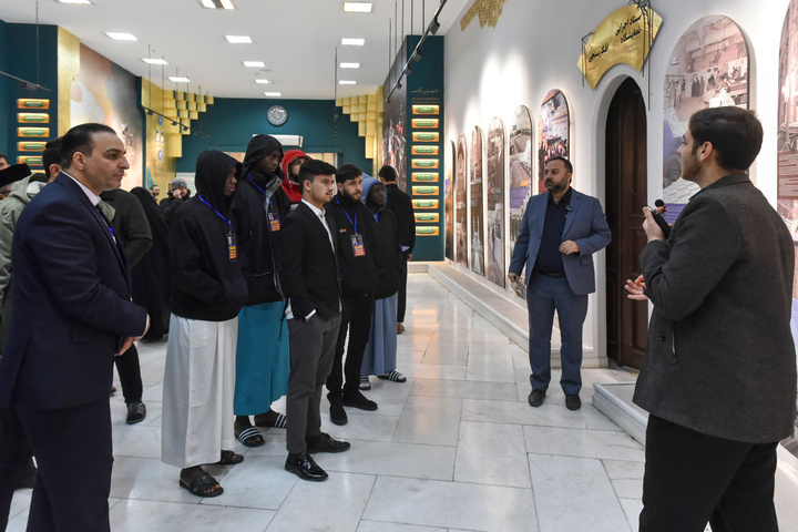 Participants of the 41st Intl. Quran Competition visit exhibition in Imam Reza shrine 