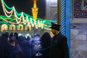 Imam Reza shrine adorned for Sha'ban celebrations