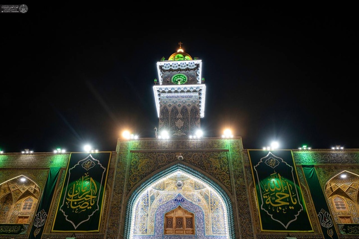 حرم مطهر امام علی(ع) به مناسبت نیمه شعبان