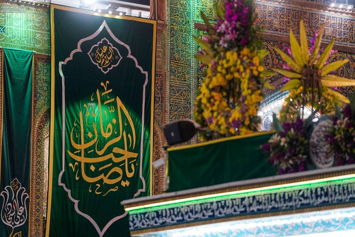 حرم مطهر امام علی(ع) به مناسبت نیمه شعبان