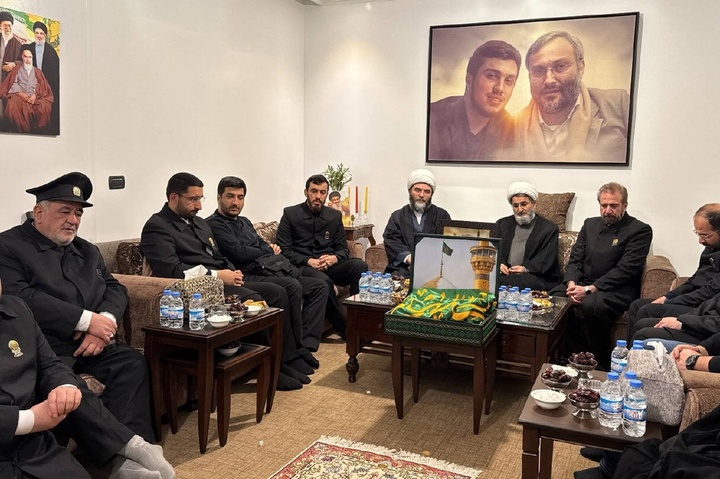 14 Imam Reza shrine servants attend funeral of Sayyed Hassan Nasrallah