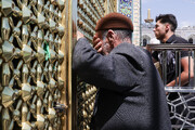 تشرف سالمندان و  توانیابان به حرم مطهر رضوی در دهه کرامت