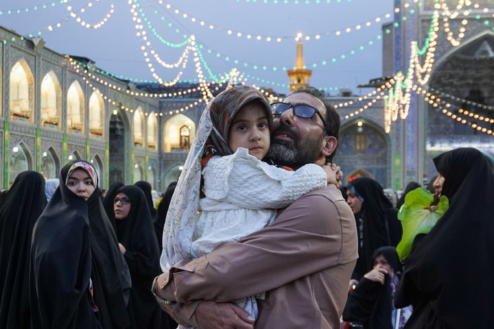 عشرہ ،کرامت کے موقع پر حرم امام رضا(ع) کی نورانی فضا کے مناظر
