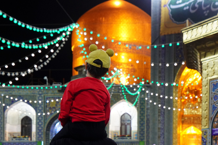 عشرہ ،کرامت کے موقع پر حرم امام رضا(ع) کی نورانی فضا کے مناظر