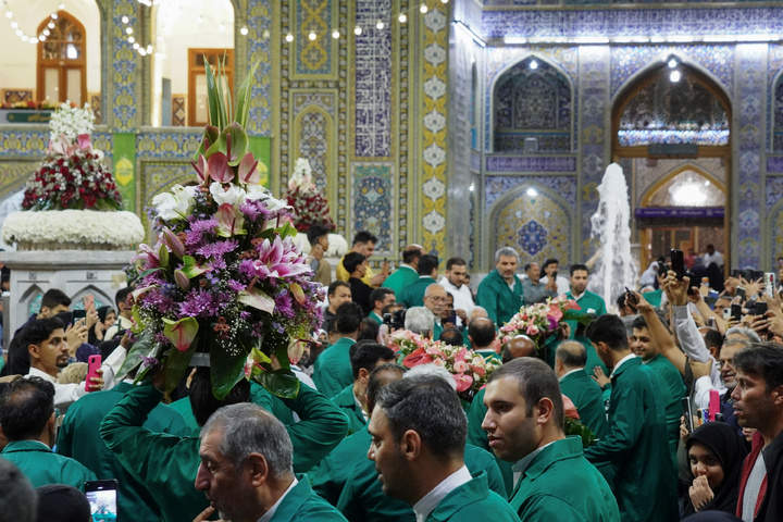عشرہ ،کرامت کے موقع پر حرم امام رضا(ع) کی نورانی فضا کے مناظر
