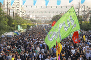 Imam Reza's lovers celebrate his birth anniv.