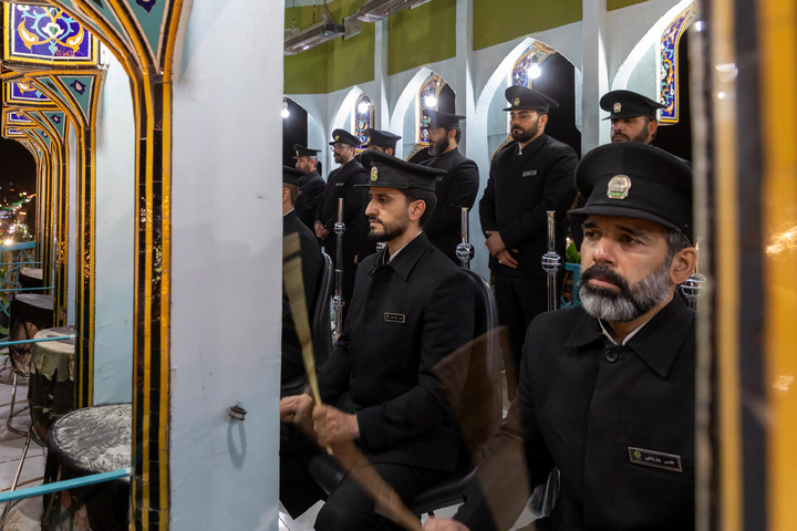 ارتفاع صوت النقارة ليلة میلاد الإمام الرضا (ع)