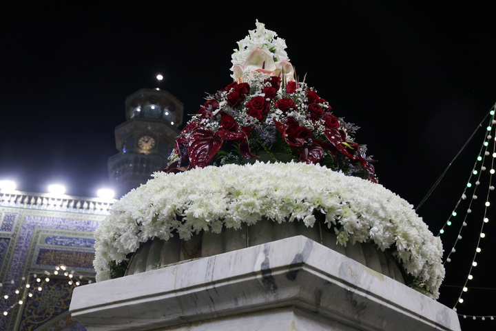 Special floral decorations underway at Imam Reza shrine for Karamat Ten-Day Celebrations