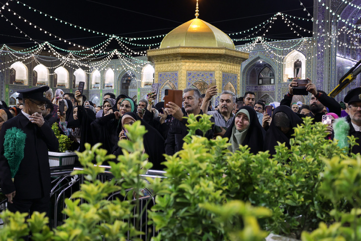 Special floral decorations underway at Imam Reza shrine for Karamat Ten-Day Celebrations