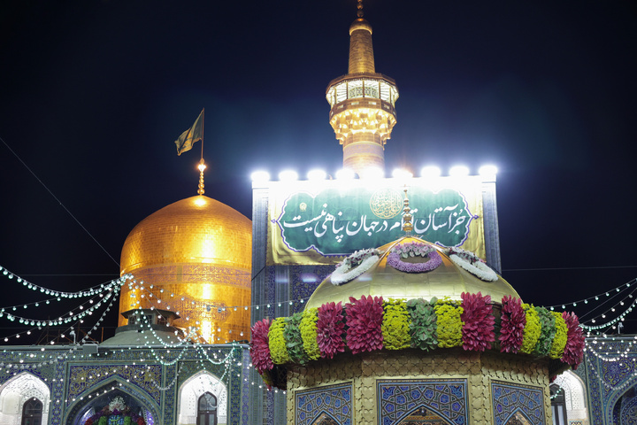 Special floral decorations underway at Imam Reza shrine for Karamat Ten-Day Celebrations