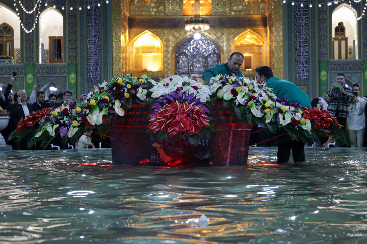 Special floral decorations underway at Imam Reza shrine for Karamat Ten-Day Celebrations