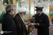 اعطای احکام خادمان بارگاه منور رضوی