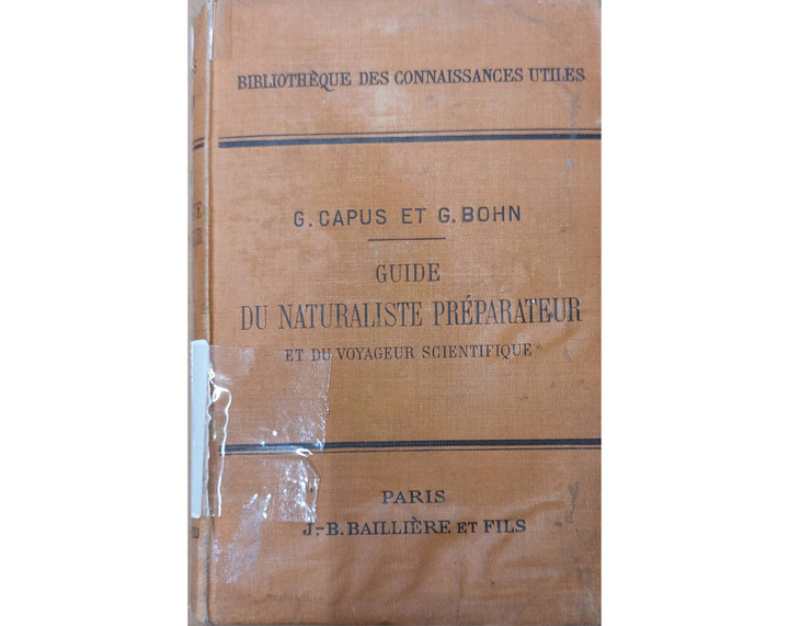 Rare 122-year-old French scientific exploration book preserved at AQR central library Rare 122-year-old French scientific exploration book preserved at AQR central library