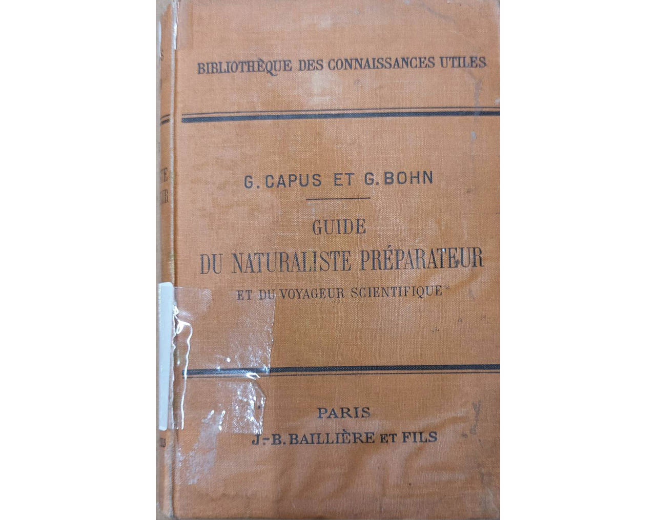 Rare 122-year-old French scientific exploration book preserved at AQR central library
