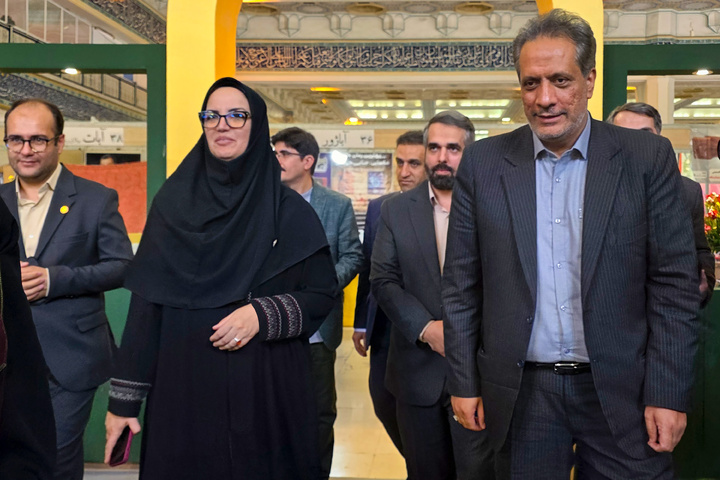 مشارکة العتبة الرضویة المقدسة في معرض طهران الدولي السادس والثلاثين للكتاب