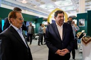 Leader’s advisor visits AQR’s pavilion at Tehran Intl. Book Fair