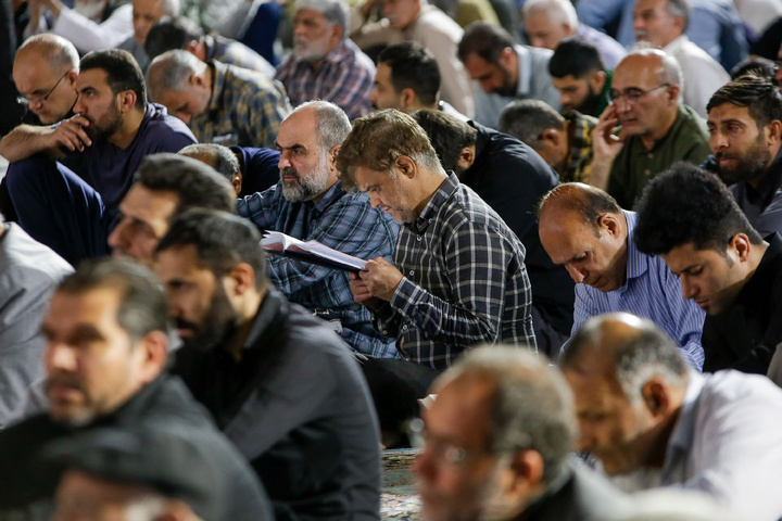 مراسم خاصة بليلة زيارة الإمام الرضا (ع) في الحرم الرضوي الشریف