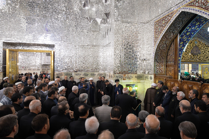 Imam Reza Shrine hosts commemoration ceremony for 1st martyrdom anniv. of Martyr Raeisi