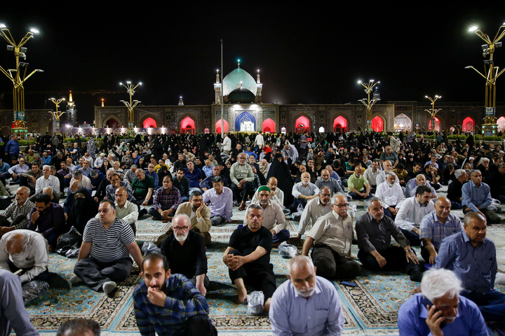 حضرت امام علی رضا(ع) کی شبِ زیارت کے عنوان پروگرام کا انعقاد