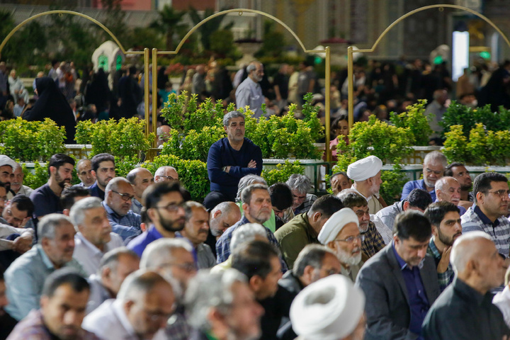 حضرت امام علی رضا(ع) کی شبِ زیارت کے عنوان پروگرام کا انعقاد