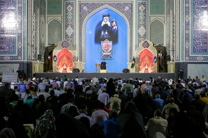 حضرت امام علی رضا(ع) کی شبِ زیارت کے عنوان پروگرام کا انعقاد