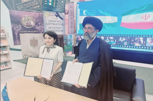 AQR’s library, Uzbekistan National Library sign cooperation agreement