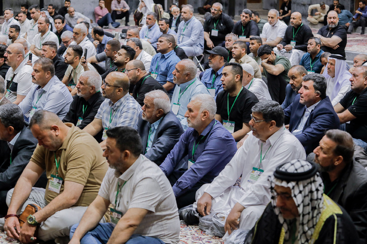 تشرف أصحاب مواكب سامراء بزیارة الحرم الرضوي الشریف