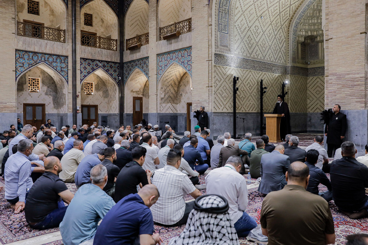 تشرف أصحاب مواكب سامراء بزیارة الحرم الرضوي الشریف