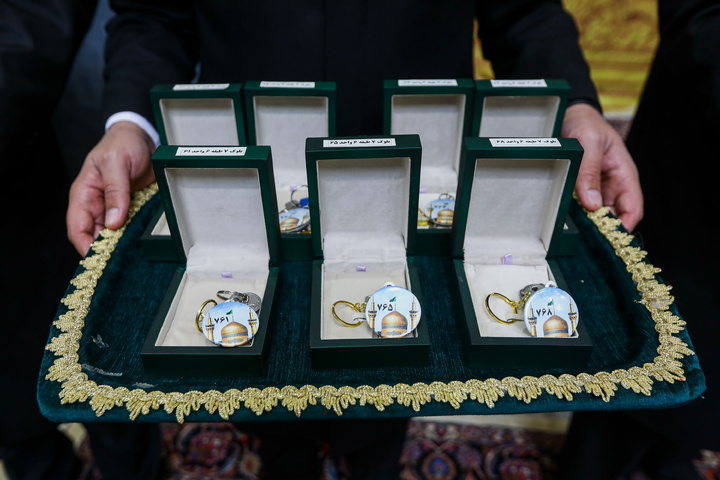 آستان قدس رضوی کے عطیہ کردہ 20 رہائشی یونٹوں کی افتتاحی تقریب