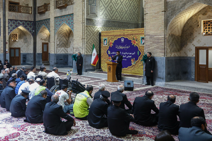 آستان قدس رضوی کے عطیہ کردہ 20 رہائشی یونٹوں کی افتتاحی تقریب