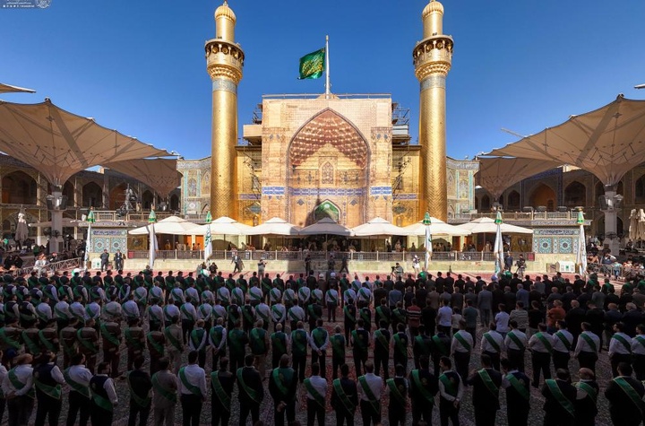 اهداء پرچم غدیر به موسسات و سازمان ها