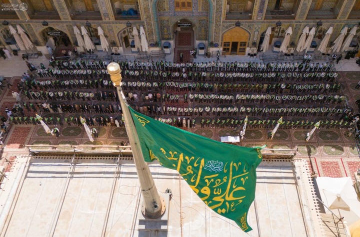 اهداء پرچم غدیر به موسسات و سازمان ها