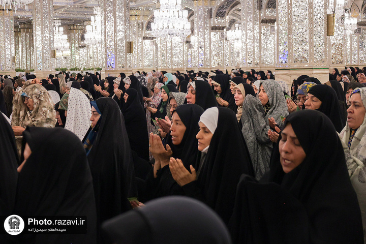 Eid al-Adha prayers at Imam Reza Shrine