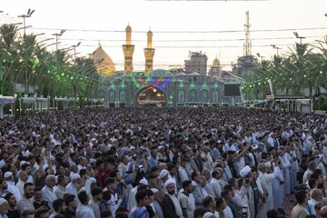 نماز عید سعید قربان در کربلا