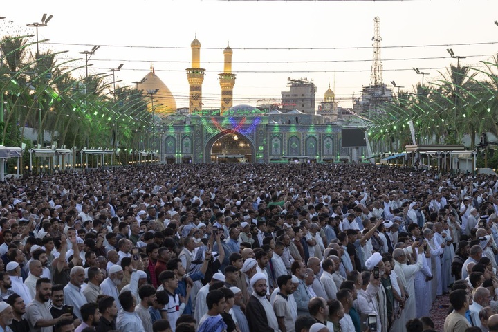 نماز عید در کربلا