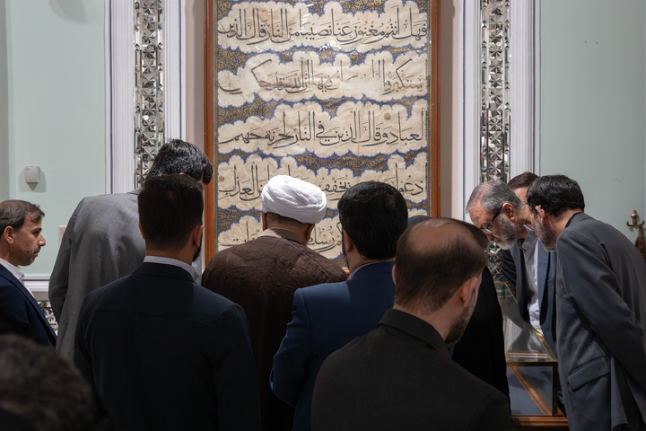 حرم امام رضا(ع) کے قرآنی میوزیم کی بحالی اورترمیم سے متعلق تقریب کا انعقاد