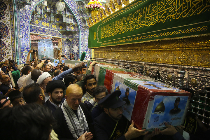 تشیع پیکر ۶ شهید استان قم در حملات رژیم صهیونیستی