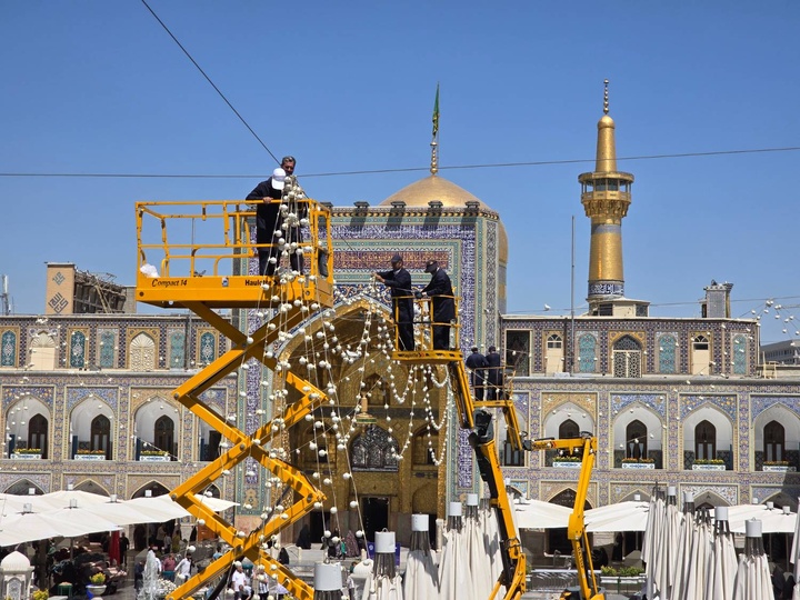 Holy shrine prepares for Muharrram mourning ceremonies