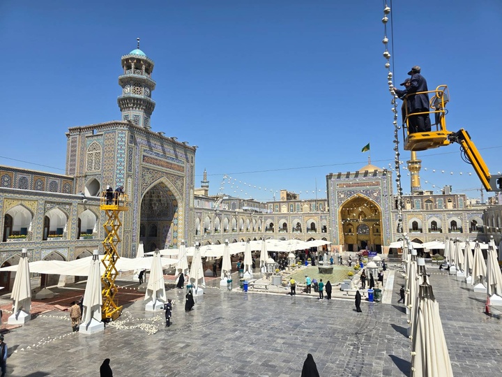 Holy shrine prepares for Muharrram mourning ceremonies
