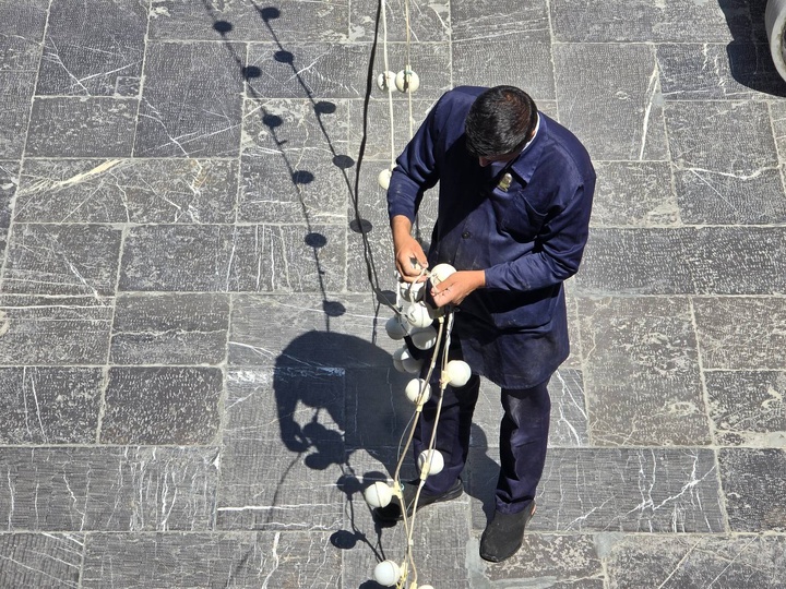 Holy shrine prepares for Muharrram mourning ceremonies