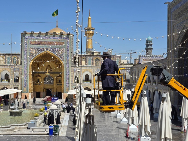 Holy shrine prepares for Muharrram mourning ceremonies