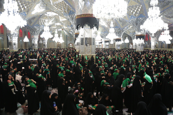 حرم امام رضا(ع) میں ’’حسینی شیر خوار بچوں‘‘ کے لئے خصوصی پروگرام کا انعقاد