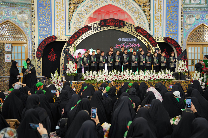 مراسم« الرُضَّع الحسینیین» الروحانیة في الحرم الرضوي الشریف