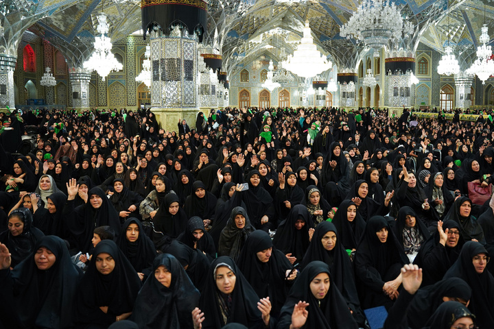 مراسم« الرُضَّع الحسینیین» الروحانیة في الحرم الرضوي الشریف