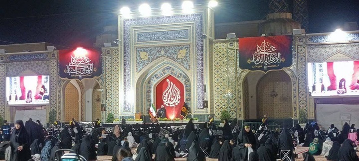 عزاء الزائرین العرب بمناسبة ذکری استشهاد سید الشهداء(ع)