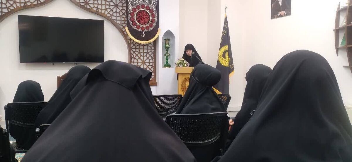 Azeri-speaking women attend “Ashura Epic” mourning ceremony at Imam Reza Srine