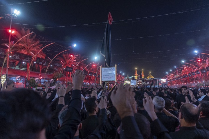 عزاداری شب تاسوعا در کربلا