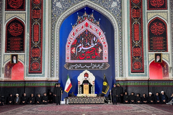 بإلهام من نهج وصمود الإمام الحسين (ع)، انتصر الشعب الإيراني على العدو