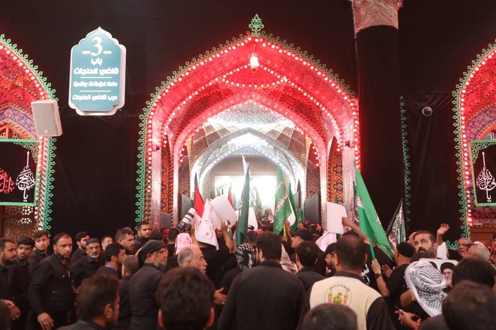 دسته عزای طویرج در کربلا معلی
