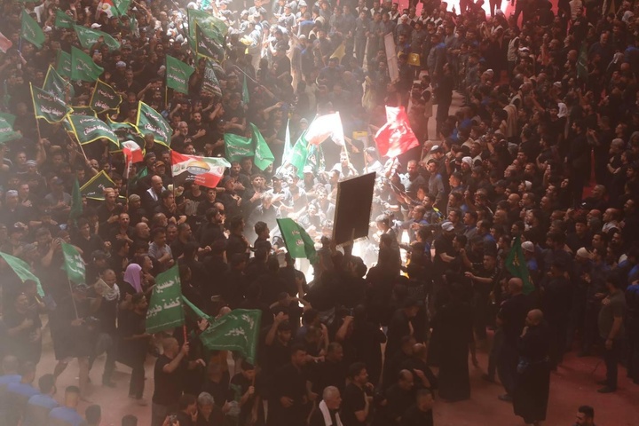 دسته عزای طویرج در کربلا معلی